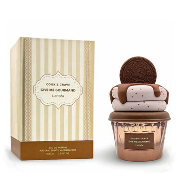 Lattafa Cookie Crave Give Me Gourmand Eau de Parfum 75ml bottle