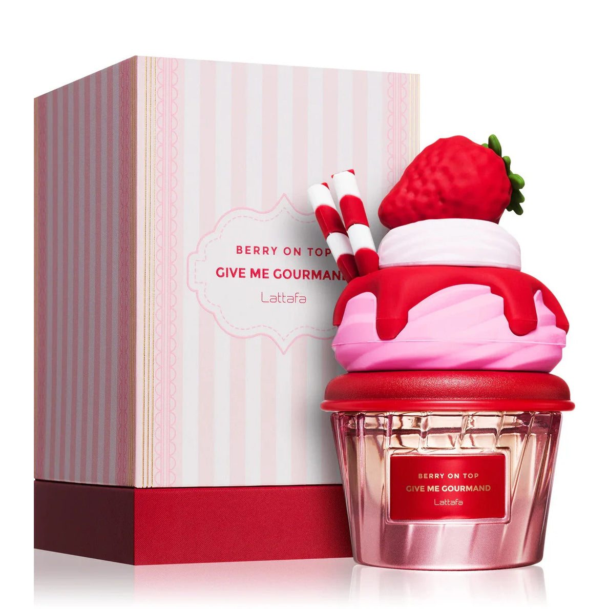 Lattafa Berry On Top Give Me Gourmand Eau de Parfum 75ml bottle
