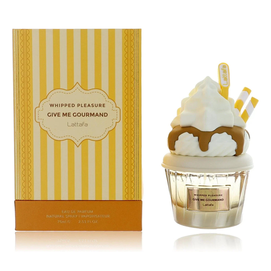 Lattafa Whipped Pleasure Give Me Gourmand Eau de Parfum 75ml bottle