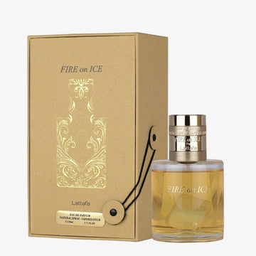 Lattafa Fire On Ice Eau de Parfum 110ml bottle