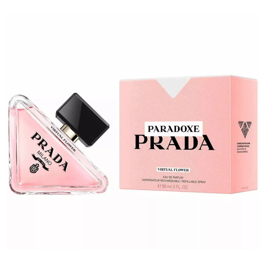 Prada Paradoxe Virtual Flower Eau de Parfum 90ml bottle