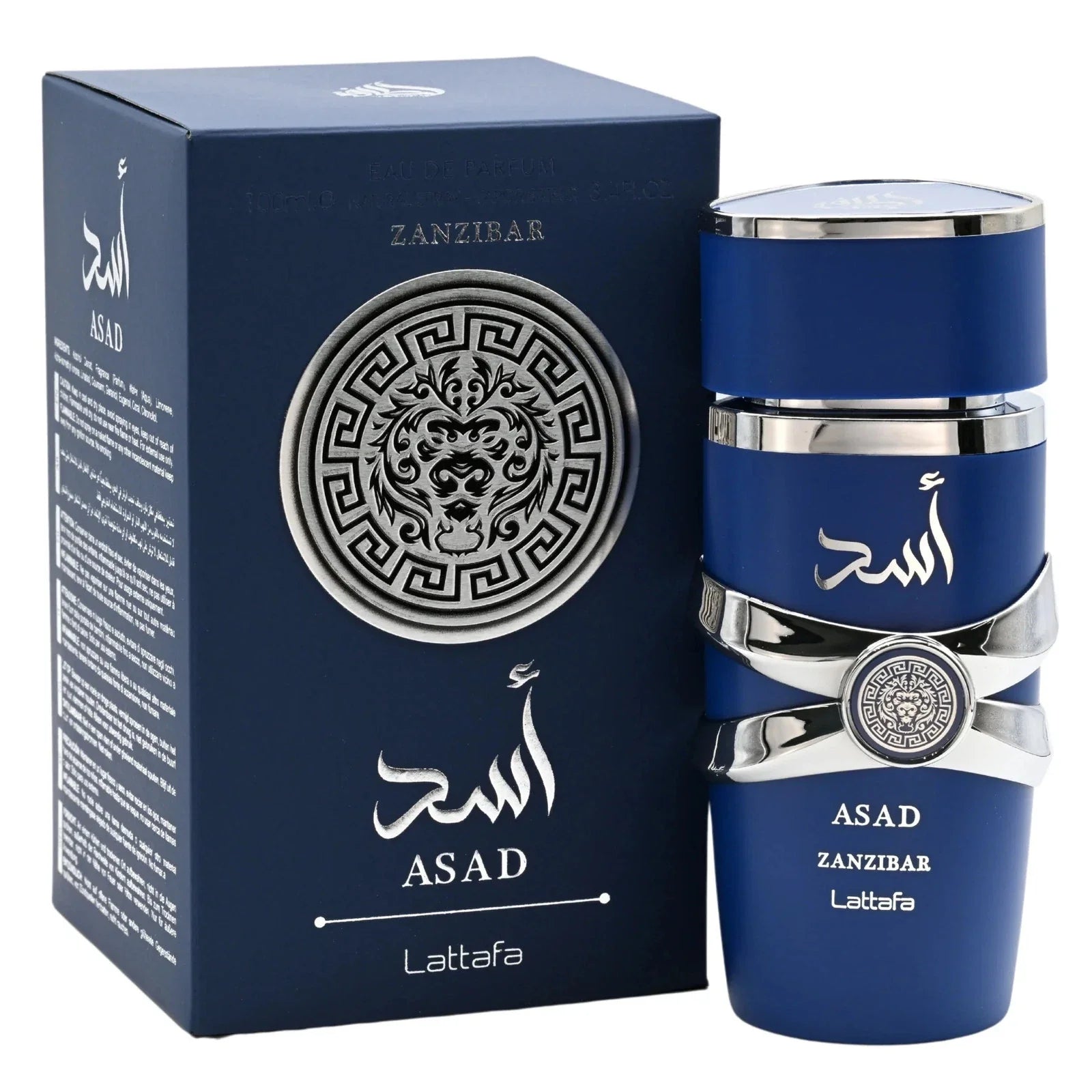 Lattafa Asad Zanzibar Eau De Parfum 100ml bottle