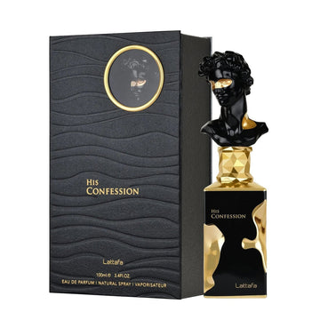 Lattafa His Confession Eau de Parfum 100ml bottle